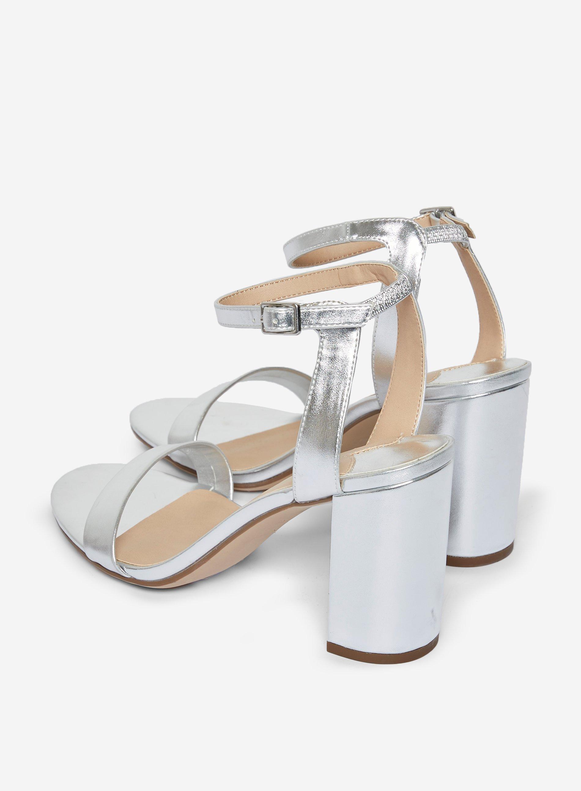 Dorothy perkins silver 2025 shoes sale